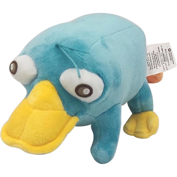Platypus-pehmolelu, eläinpiirretty ankka Platypus-hahmo pehmeä nukke lapsille