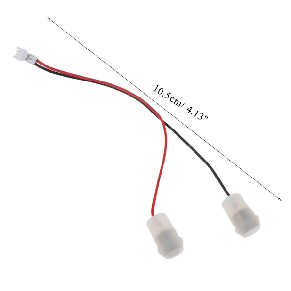 Universell 10 cm magnetisk 2-stifts JST 1,25 mm strömförsörjning för klockradio, leksak, LED-lampa, batterispår och mer