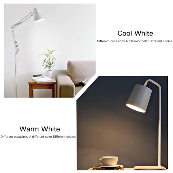 10 stk LED-lys E27 AC220V 240V Pære Reell Effekt 20W 18W 15W 12W 9W 5W 3W Lampada Stue Hjem LED Bombilla 6W 6W E27 220V