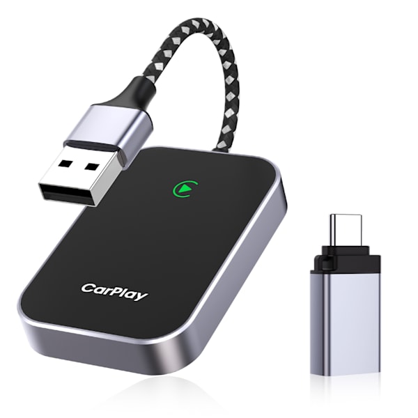 Langaton CarPlay-sovitin: Plug-and-Play AI BOX Apple CarPlaylle, muuntaa langallisen yhteyden langattomaksi