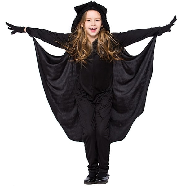 Halloween-lepakkopuku Cosplay-asut lapsille 100 100