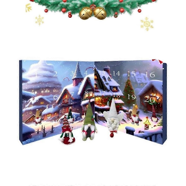 Julkalender med tomtar 2024