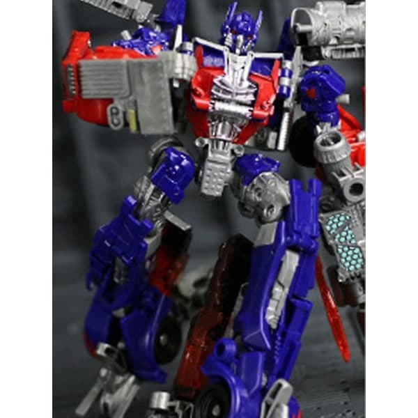 Optimus Warrior - Transformers Legetøjsmodel Bil Transformers Optimus Prime Robot Legetøjsmodel Led Bevægelig
