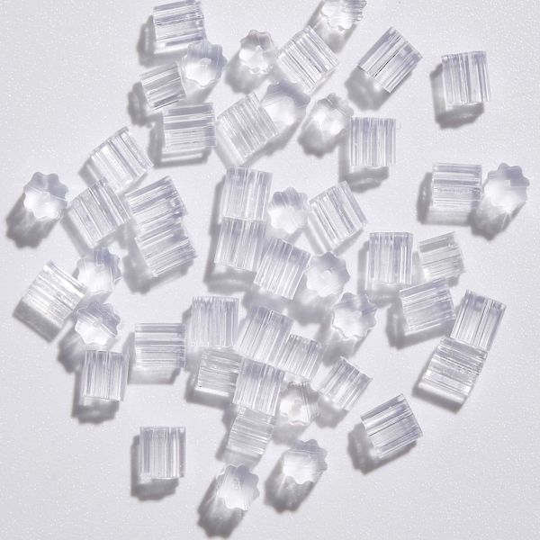 Silikone øreringe, 200 stk. bløde ørepropper, transparente øreringe[BT}