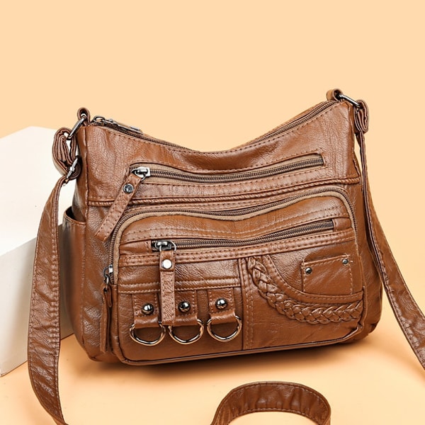 Plånböcker Crossbody Axelväska BRUN brown