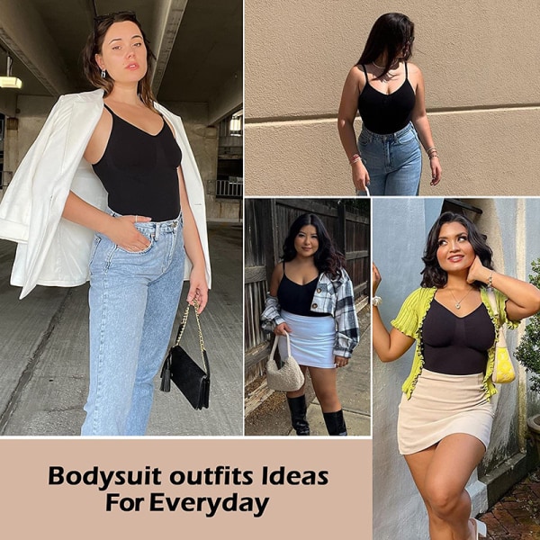 Body för kvinnor, magenkontroll, formande underkläder, sömlös skulpterande trosa, body shaper tank top, brun, brun brown M