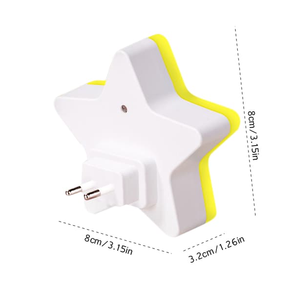 LED nattlampe med sensorstyring Mini Star LED Kreativ stjernelampe til soverommet