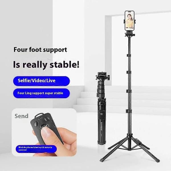 YUNTENG XC-90 Smartphone Kamera Bluetooth Selfie Stativ for Vlog Video Live Streaming(h}) Not Specified