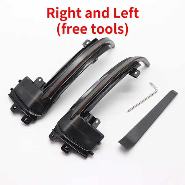 Dele til Audi A4 A5 S5 B8.5 RS5 RS4 Dynamisk Scroll LED Blinklys Sekventielt Bakspejl Blinklys Left and Right