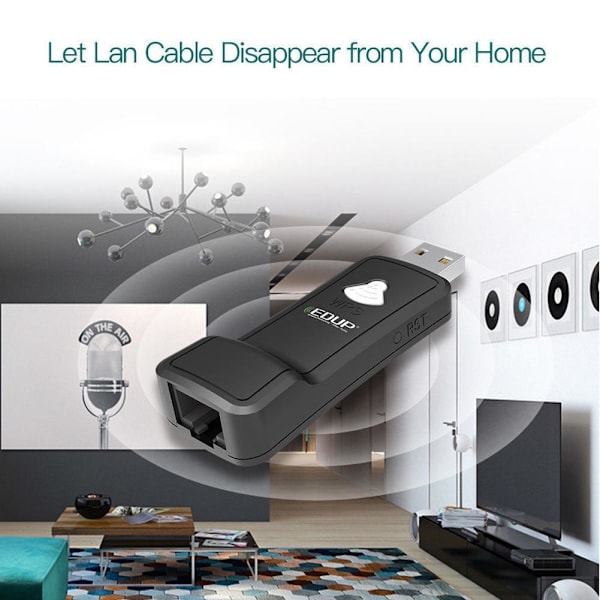 For Samsung Smart Tv Trådløs Wifi Lan Adapter Wis09abgn Uwa-br1