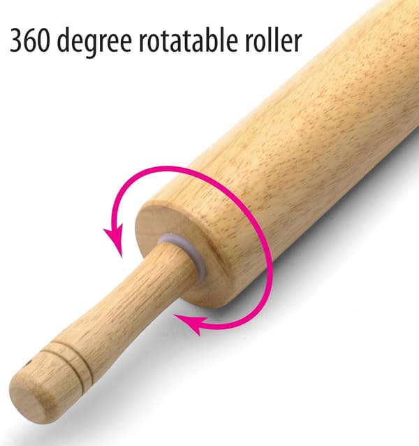 Farberware Classic Trærullestok, 17,75 tommer, Natur