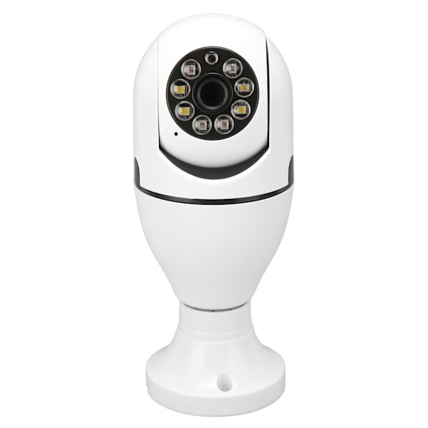 WiFi-lamppu 1080P valvontakamera värillinen yökuvaus liikeilmaisin ruuvataan E27-lampun pohjaan kotikamera