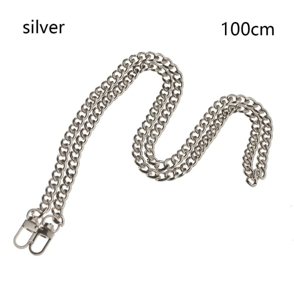 Axelremsremmar Purse Chain SILVER 100CM - spot sale silver silver 100 cm
