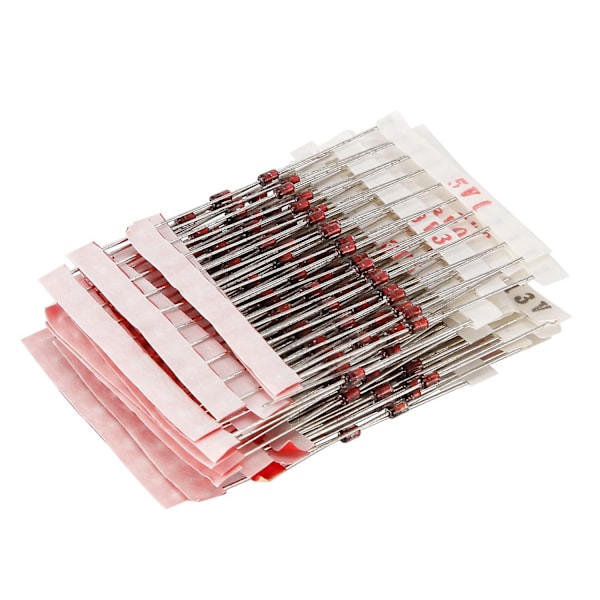 1w (3v til 33v) 250 stk 25 værdier 1w Zener Diode Assorteret Kit Assortiment Sæt