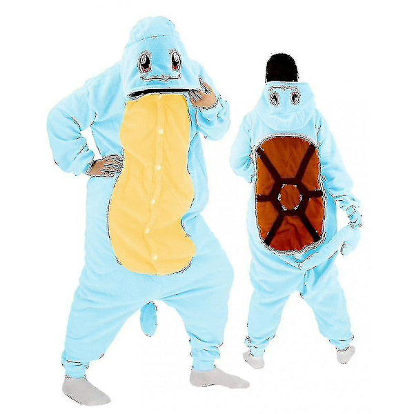 Naisten Pyjamat Kigurumi Anime Miesten Kokovartalo Pyjamat Kilpikonna Onesies Aikuisten Yksikoko V XL