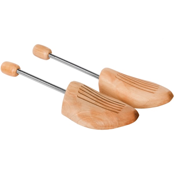 tectake 3 par skoblokke med spiralfjeder - 39-41 Brown Brun