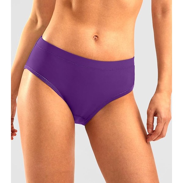 4D vadderade cykelunderkläder för kvinnor Cykelshorts Cykelbyxor Lila Purple M
