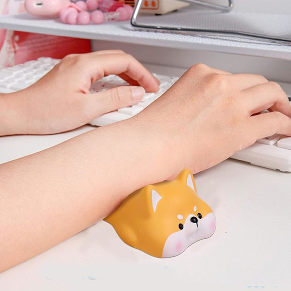 Søt håndleddstøtte musematte Mini museholder Datamaskin skrivebord armstøtte Ergonomisk kontordesign med Memory Foam håndleddstøtteputer