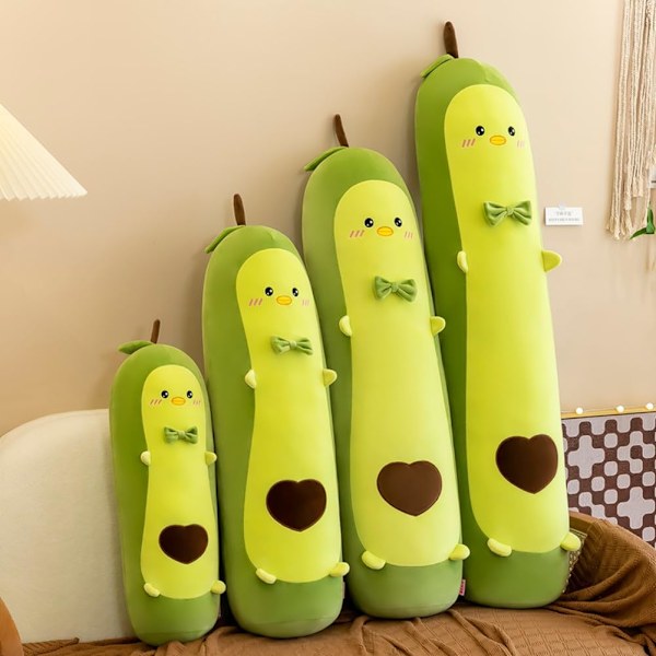 Pitkä Avokado Pehmotyyny, Suuri Pehmeä Kawaii Halaus Tyyny Lapsille (50cm, Vihreä) green