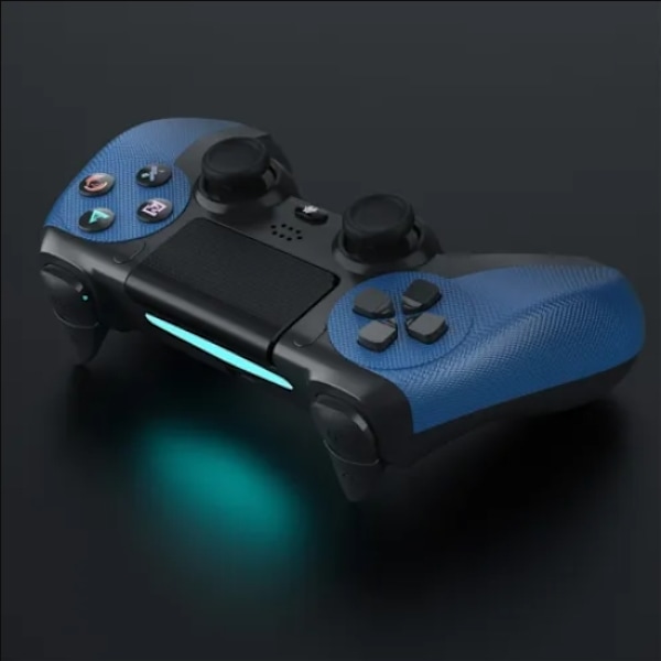 Trådløs PS4-spillkontroller Bluetooth 2.1 Gamepad for PS4 PC-spillkonsoll Blue