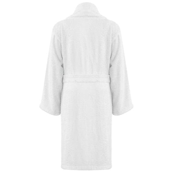 Badehåndkle med hette til barn, 100 % bomullsfrotté badekåpe for gutter og jenter 126 White 7-8 Years