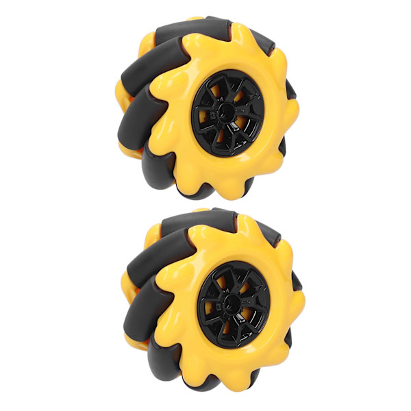 Mecanum-pyörä OmniDirectional Smart Robot Car Parts -lisävarusteet DIY-lelukomponentit 60 mm (1 pari)