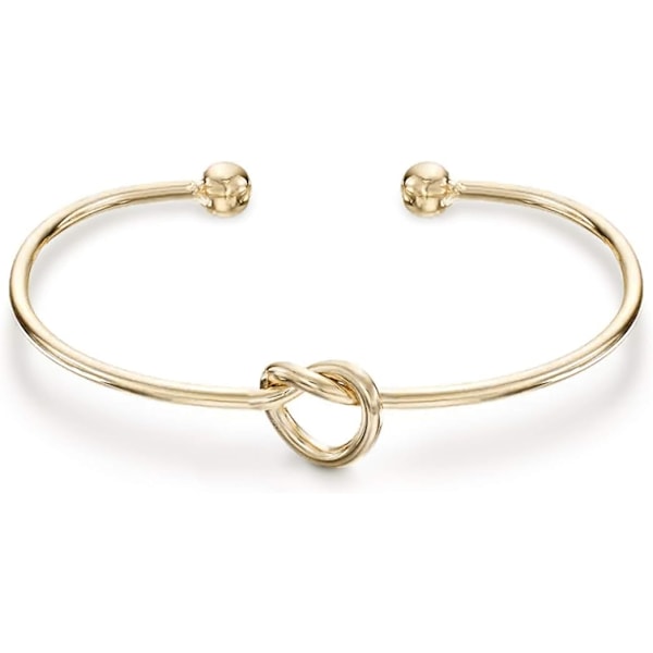 14K Gold Plated Forever Love Knot Infinity Bracelets for Women | Gold Bracelet for Women