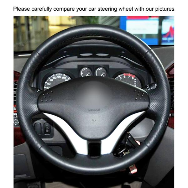 Svart PU konstläderöverdrag för Mitsubishi Pajero 2008 2009 2010 2011 V73 2011 L200