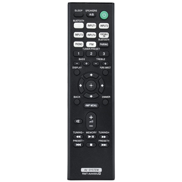 RMT-AA400U til STR-DH190 STR-DH590 STR-DH790 AV fjernbetjening