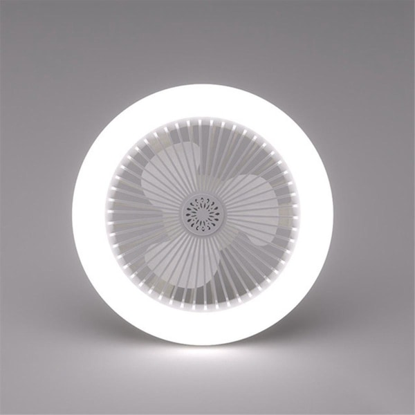 Loftsventilatorer med fjernbetjening og lyslampeventilator E27 konverterbase smarte stille loftsventilatorer til