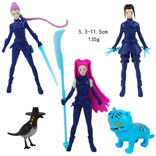 Demon Slayer K-Pop Figur | Anime Model Samlerobjekt Legetøj Demon Hunter Set E (12 models)