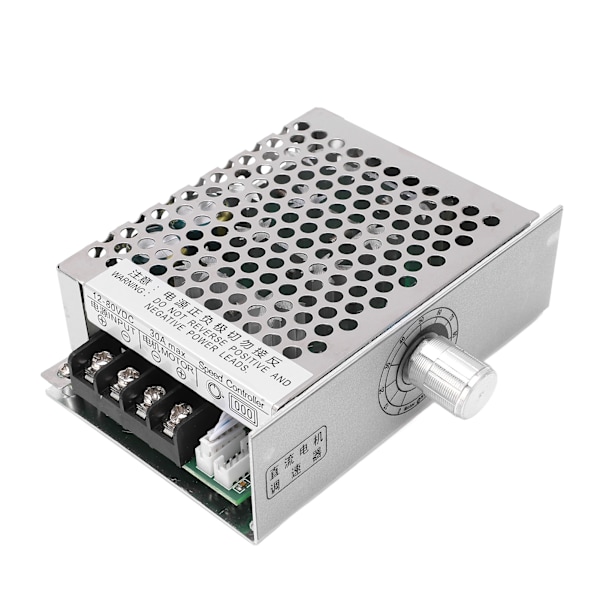 DC-motorstyring Blød start og stop PWM-motorhastighedsregulator med digitalt displaypanel DC12‑80V