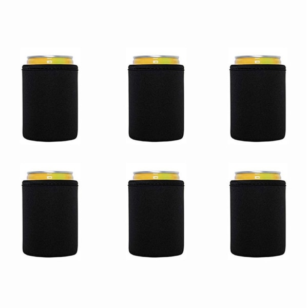 6 pcs Beer cooler/sleeves Soft insulated Reusable holder