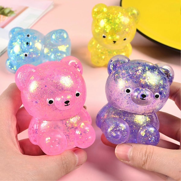 Kawaii Karhu Pehmolelu Stressipallot Luova Pehmeä Täytetty Eläin Hidas Palautumisen Lelut Lapsille Syntymäpäivä Lastenpäivän Lahjat