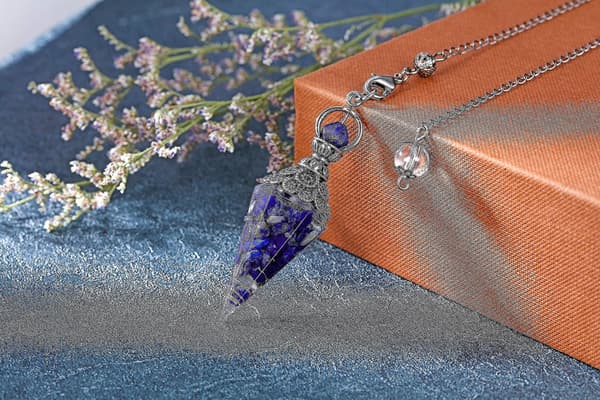 Chakra Krystal Pendul Hexagonal Reiki Healing Krystal Punkter Ædelsten Dowsing Pendul (Chakra)