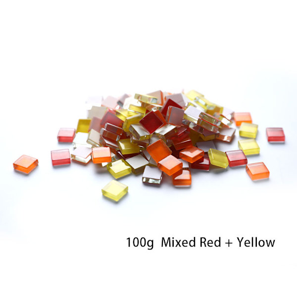 100g/lot Kristallglas Mosaikplattor Handgjorda Kreativa Material F C