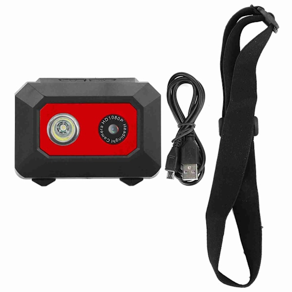 Super HD 1080P DV Sports Hovedmonteret Action Cam DVR Optager (Sort Rød)