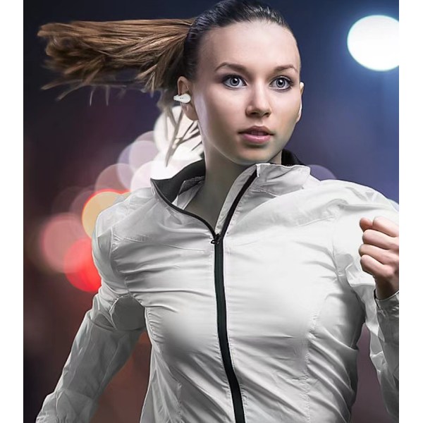 5.3 Øreklips Ikke-i-øret Trådløse Bluetooth Sports Hovedtelefoner Svart