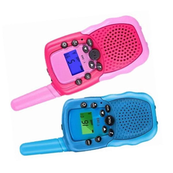 2 kpl lasten walkie-talkie 6 km pitkän kantaman sisäpuhelin kannettava vahva häiriön esto kaksisuuntainen radio ulkokäyttöön