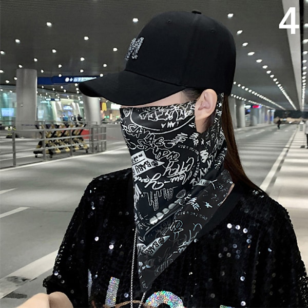1st Fashion Punk Maski miehille naisille kesäinen kasvojen kaulan UV-suoja 4