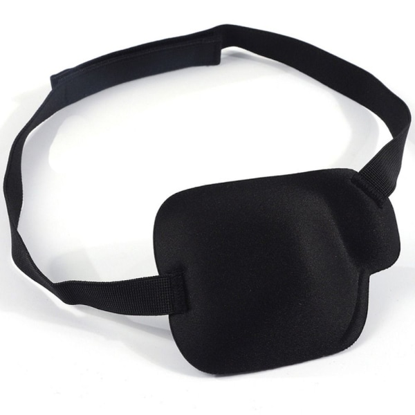 2 st Amblyopi Ögonmask Blindfold SVART HÖGER ÖGA HÖGER ÖGA svart black right eye-right eye