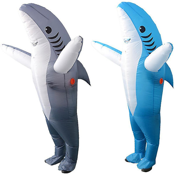 Uppblåsbar Sharkdräkt för Halloween - Vuxen