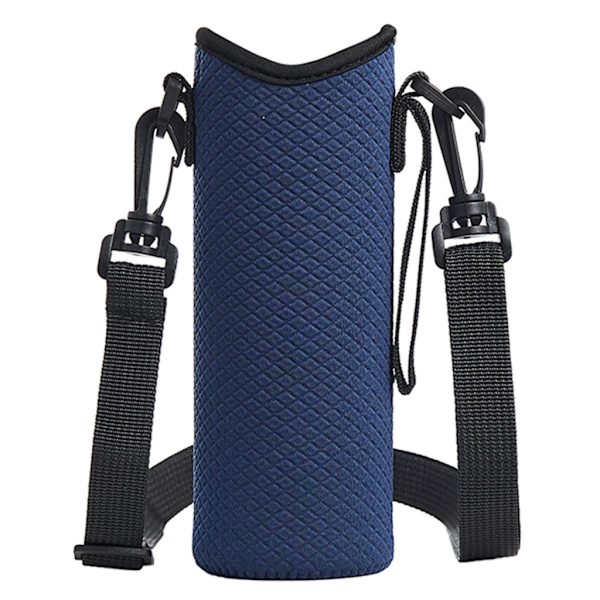 Vannflaske-veske for bærer, crossbody-hylster, neopren vannflaske for etuiholder, etui-deksel, sportsvannflaske