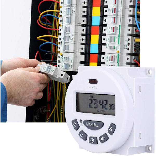 LCD-timer, L70 112V digital timer för testare