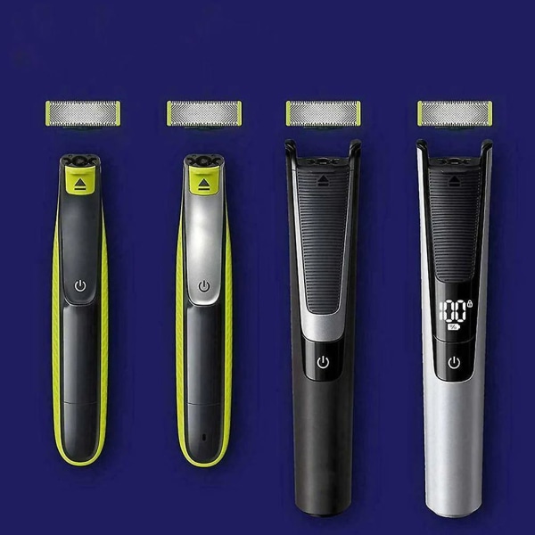 6 blader kompatible med Philips Oneblade kompatible med blader skjegg barberhode Qp210 Qp220 Qp230 Qp2520 Qp2530 Qp2527 Qp2533 Qp2630 Qp6520 (2024) 3 Pcs