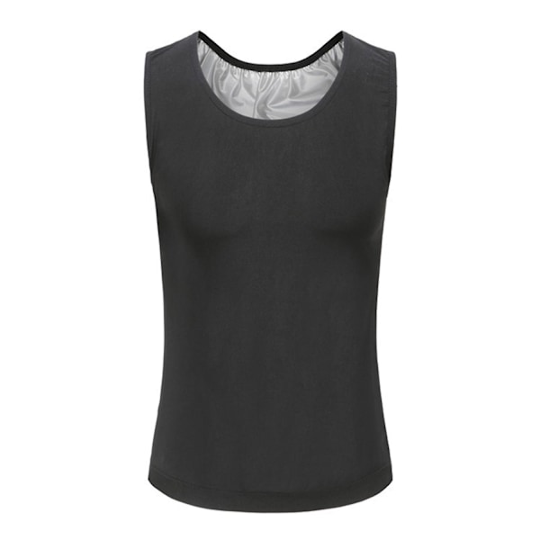 Mænd Slankning Body Shaper Gynekomasti T-shirt Kompression Holdningskorrektion Vest 2023 Ny - Perfekt Sølv Silver L-XL