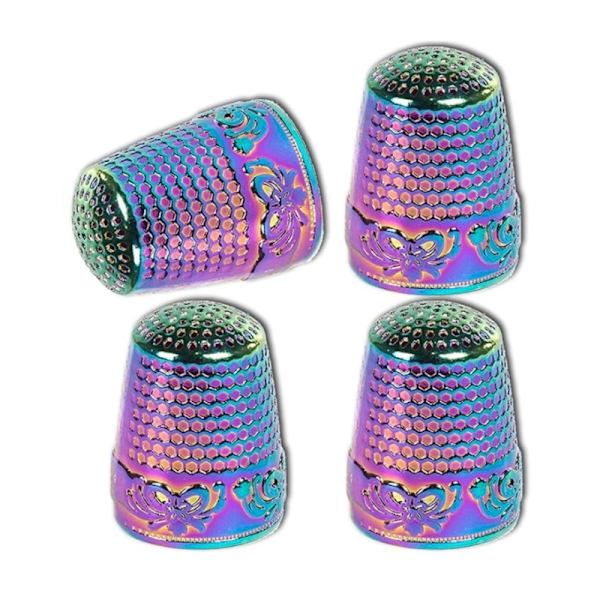 SömnadsTumme Metall Tumme Ringar Justerbara Metall Finger Skydd Ringar Läder Mynt Finger Skydd, Sömnad Finger Skydd 0.06 K