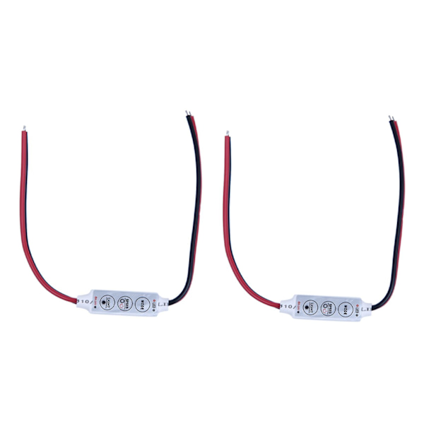 12V Mini Fjärrkontroll Dimmer Controller För 3528 5050 Strip Ljus