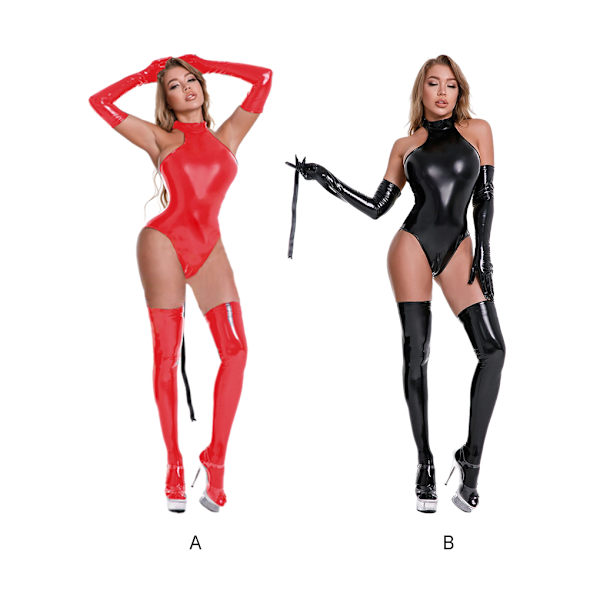 Sexig set med bekväm passform smickrande silhuett present Svart Black XL