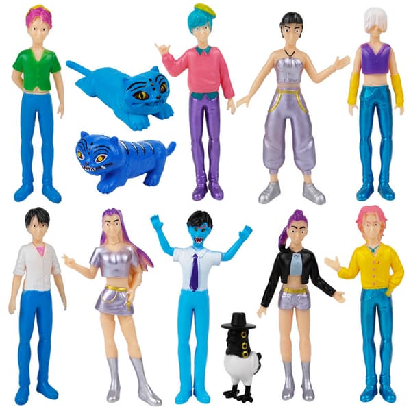 Demon Slayer K-Pop Figur | Anime Model Samlerobjekt Legetøj Demon Hunter Set A (5 models)